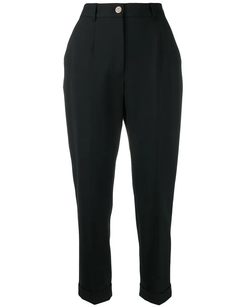 Dolce & Gabbana Cropped-Hose mit schmalem Bein - Schwarz Schwarz