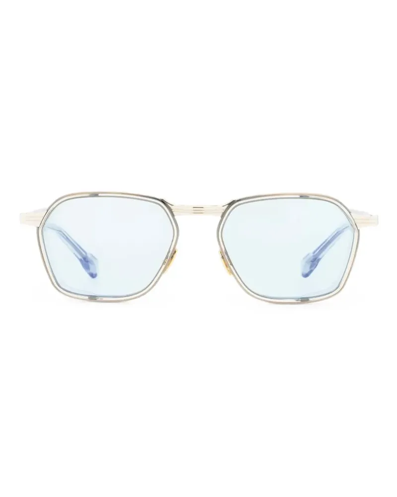 Jacques Marie Mage Beckett Sonnenbrille mit geometrischem Gestell - Silber Silber