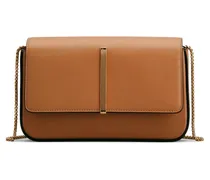 Mini-Tasche mit Klappe - Braun