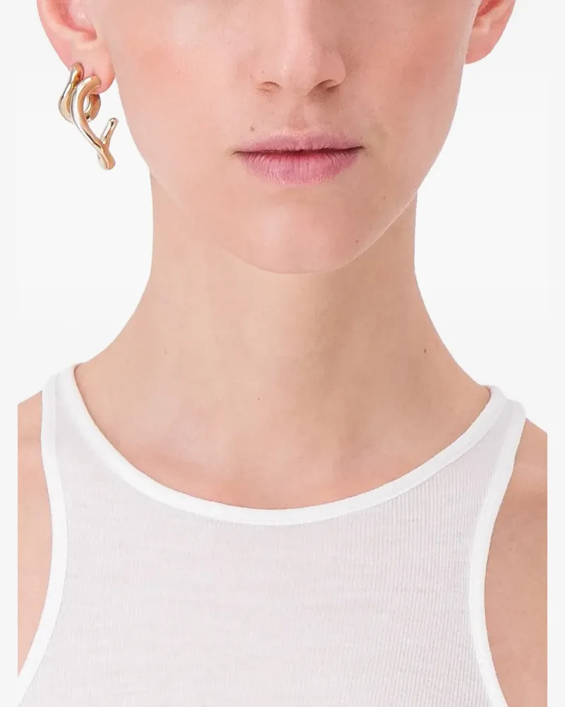Justine Clenquet Yara sculptural earrings - Gold Gold