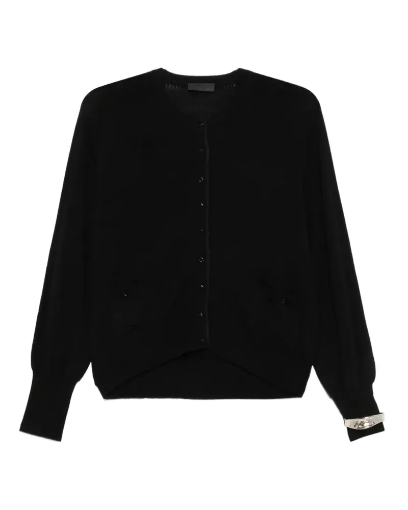 Liu Jo Cardigan mit Knopfverschluss - Schwarz Schwarz