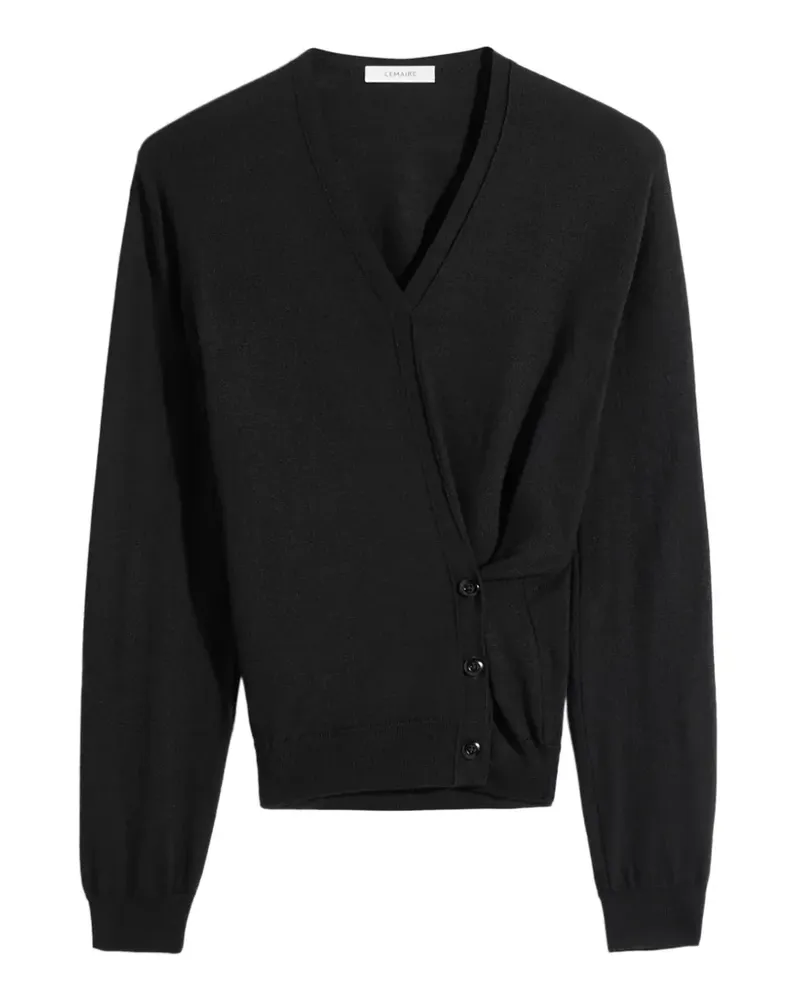 Christophe Lemaire Cardigan mit V-Ausschnitt - Schwarz Schwarz