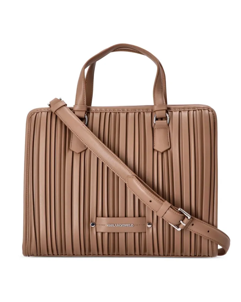 Karl Lagerfeld Mittelgroße K/Kushion Mini-Tasche - Nude Nude