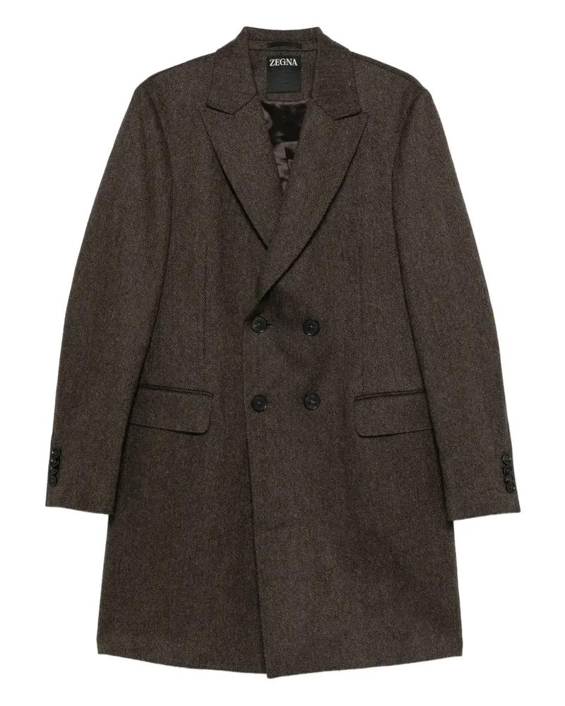 Ermenegildo Zegna cashmere coat - Braun Braun