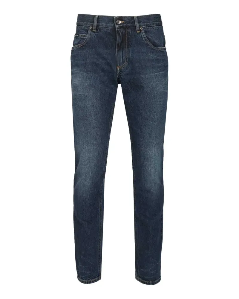 Dolce & Gabbana metal regular denim trousers - Blau Blau