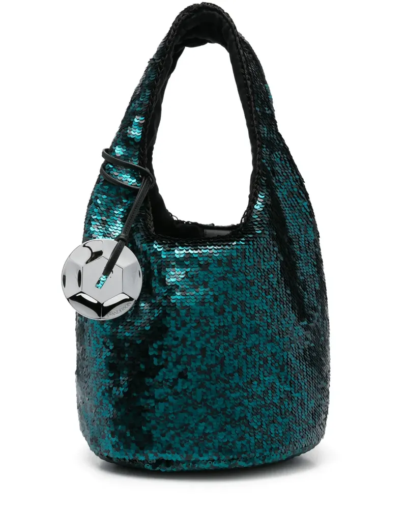 J.W.Anderson Mini Handtasche mit Pailletten - Grün Grün