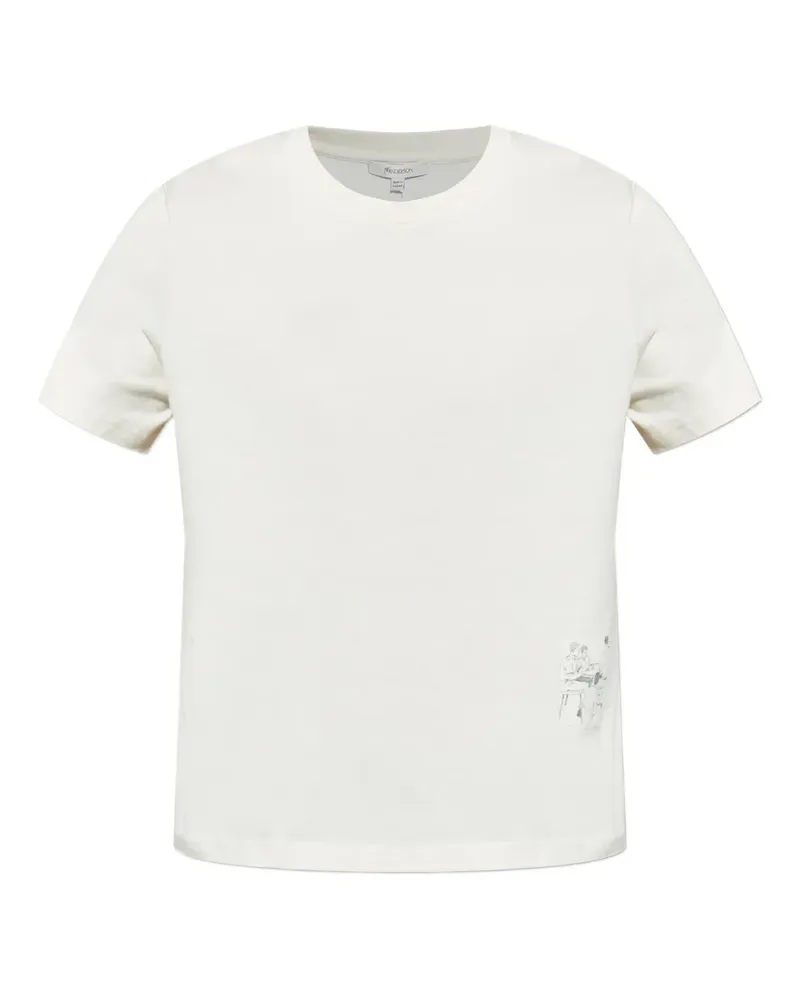 J.W.Anderson T-Shirt mit grafischem Print - Weiß Weiß
