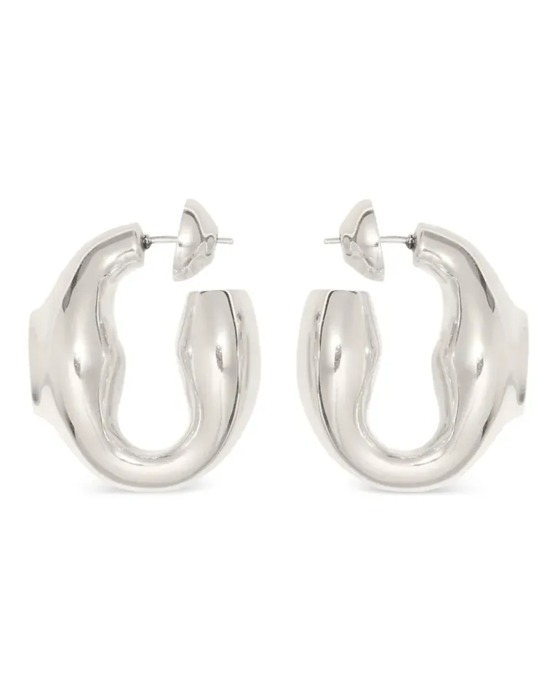 Patou Creolen mit Siegel - Silber Silber