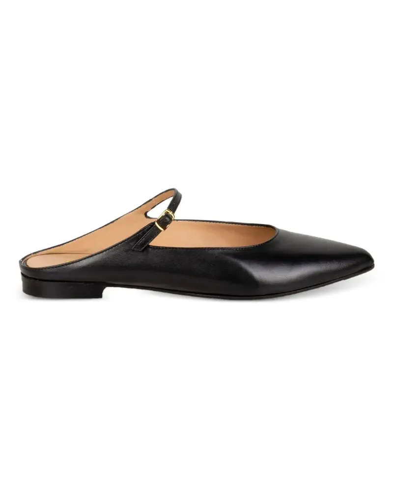 Status pointed-toe mules - Schwarz Schwarz