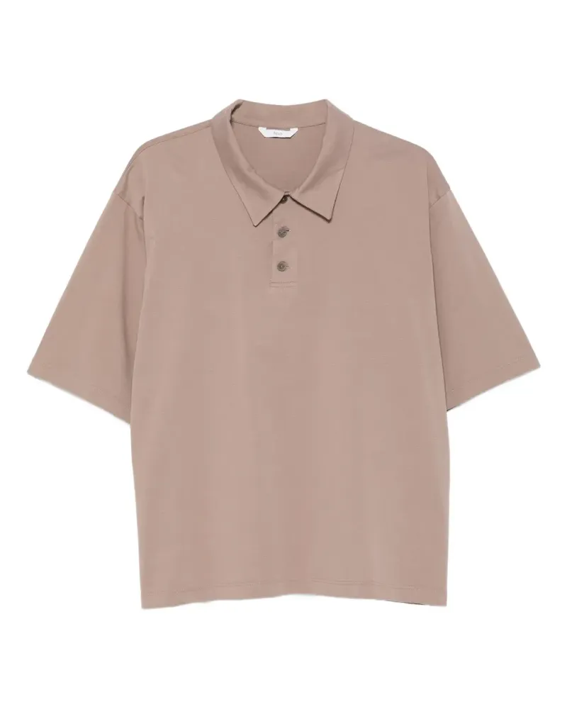Hevò Kurzärmeliges Poloshirt - Nude Nude