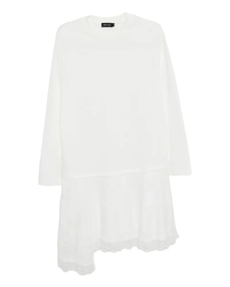 Tout a Coup Patchwork-Kleid - Weiß Weiß