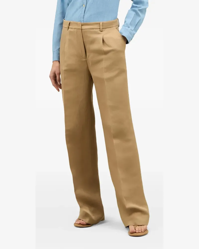 Boglioli Hose mit weitem Bein - Nude Nude