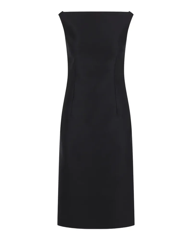 Balenciaga off-shoulder midi dress - Schwarz Schwarz
