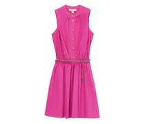 Kleid mit Gürtel - Rosa