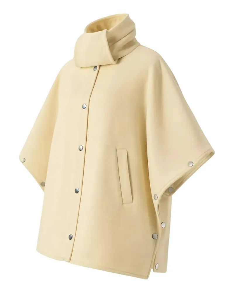 Pinko Cape im Layering-Look mit Schal - Nude Nude
