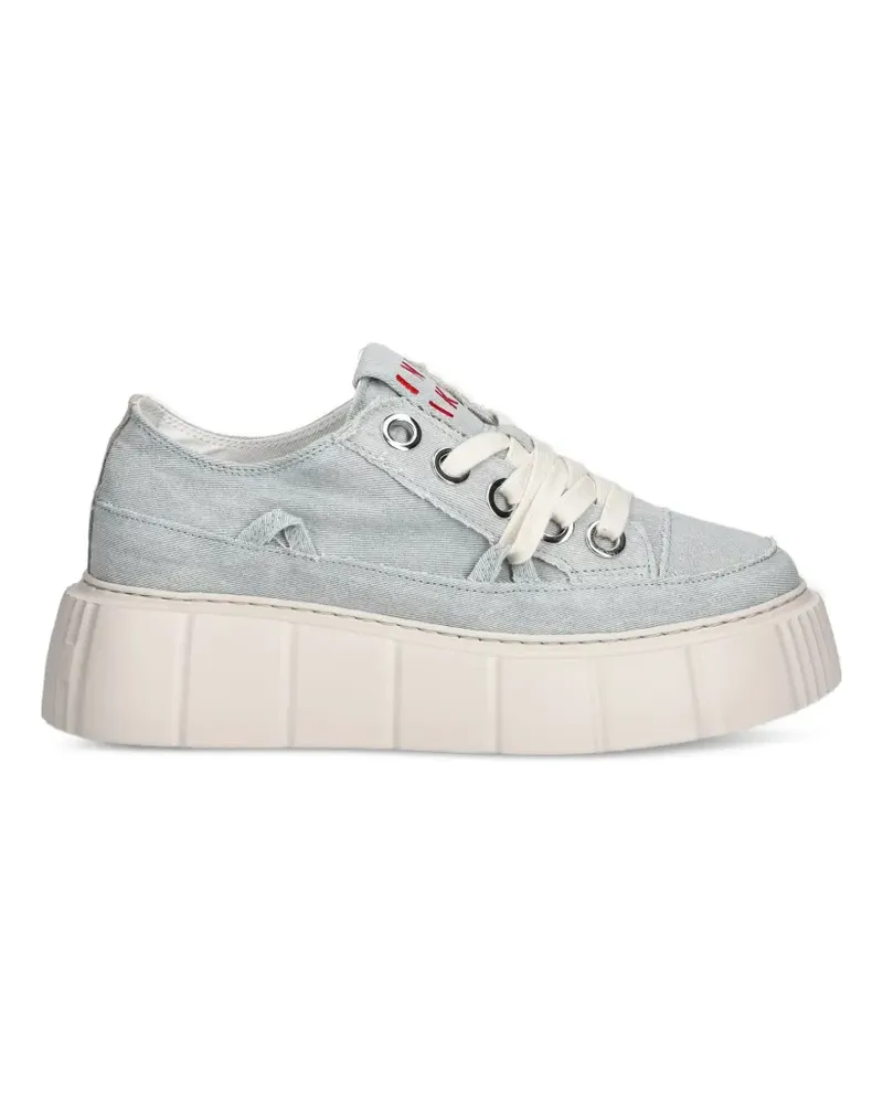 INUIKII Ausgefranste Sneakers - Blau Blau