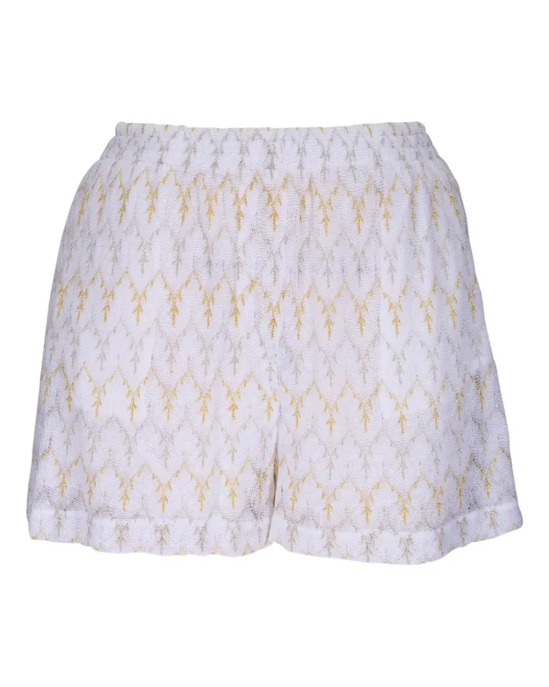 Missoni Shorts mit geometrischem Muster - Weiß Weiß