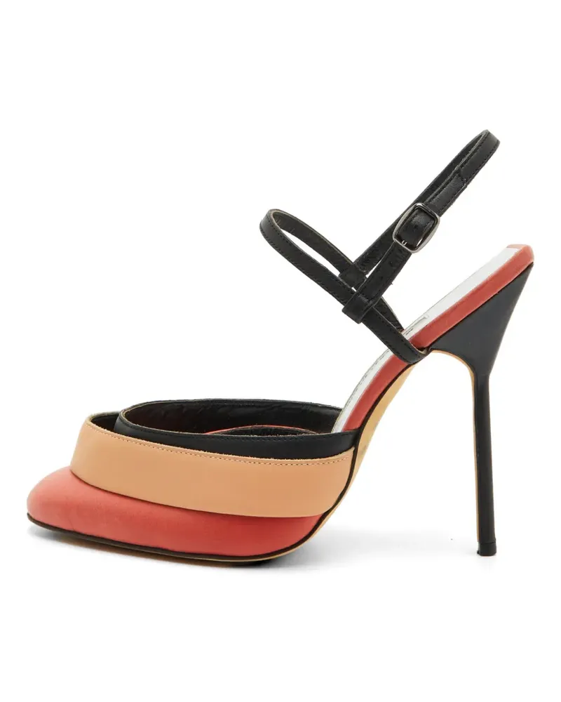 Manolo Blahnik colorblock pointed-toe pumps - Rosa Rosa