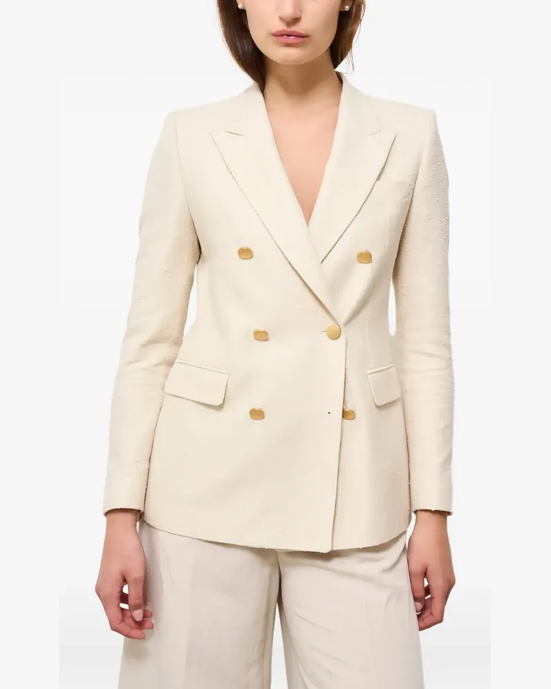 Tagliatore double-breasted blazer - Nude Nude