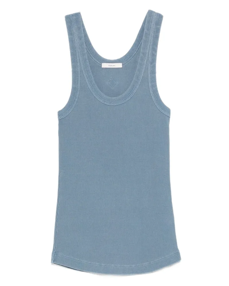 Haikure Gem ribbed top - Blau Blau