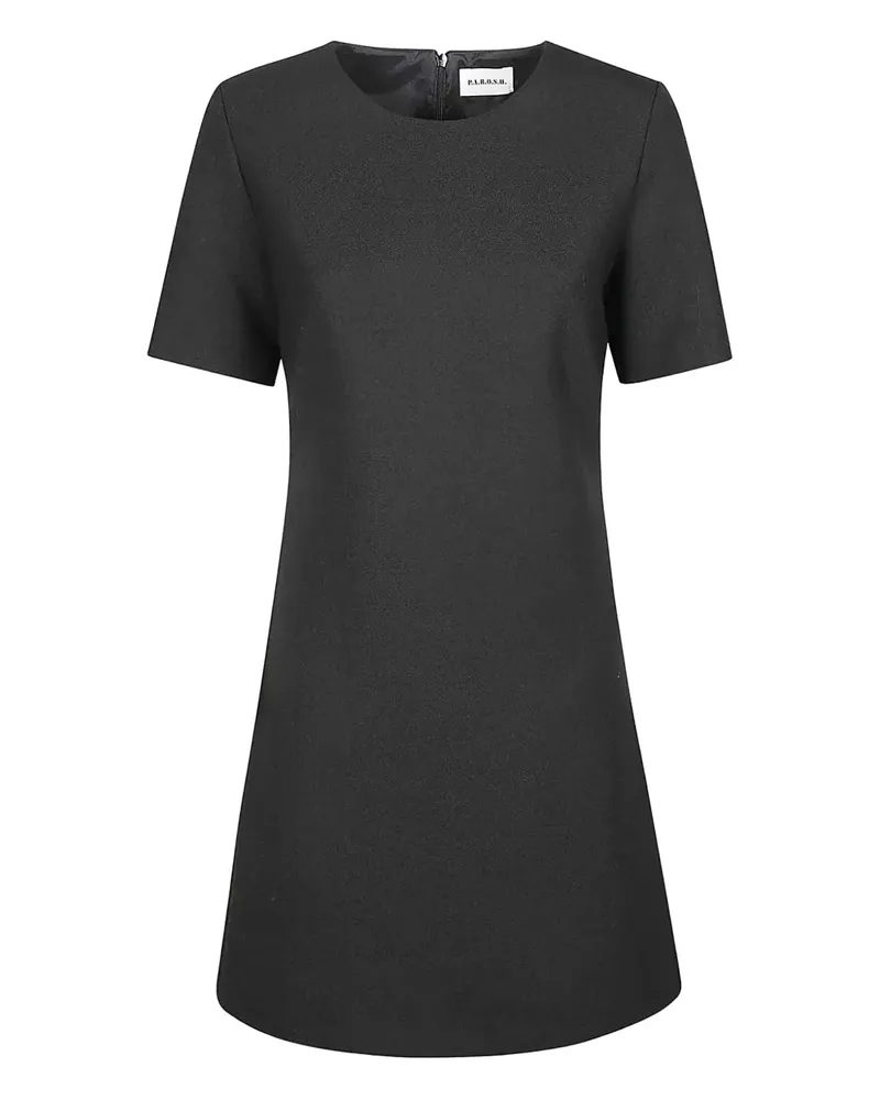 P.A.R.O.S.H. P.A.R.O H. Kurzärmeliges Minikleid - Schwarz Schwarz