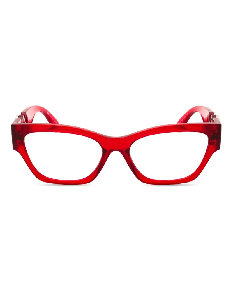 Versace Brille mit Cat-Eye-Gestell - Rot Rot