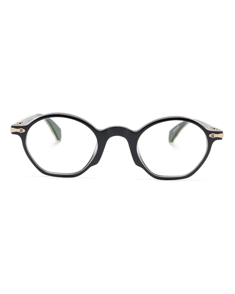 Etnia Barcelona Brille mit rundem Gestell - Schwarz Schwarz