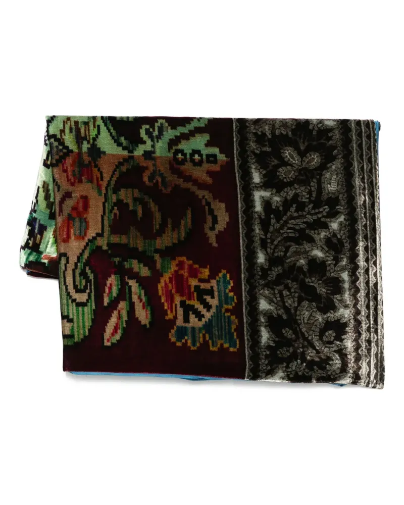 Pierre-Louis Mascia Schal mit Blumen-Muster - Braun Braun