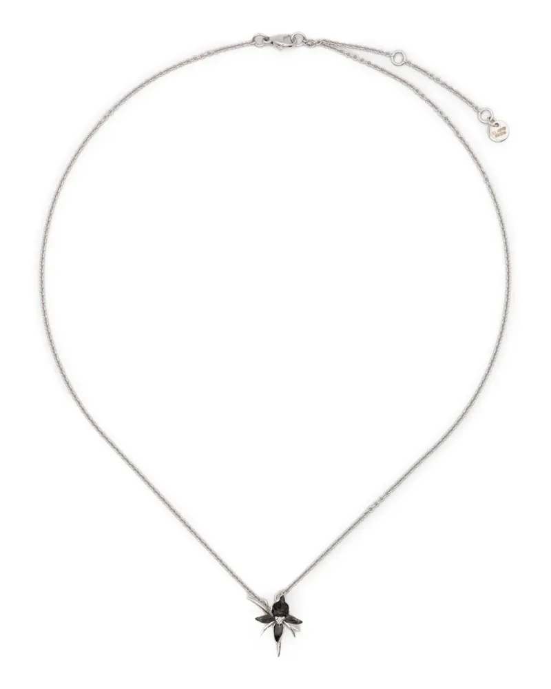Shaun Leane diamond orchid necklace - Silber Silber