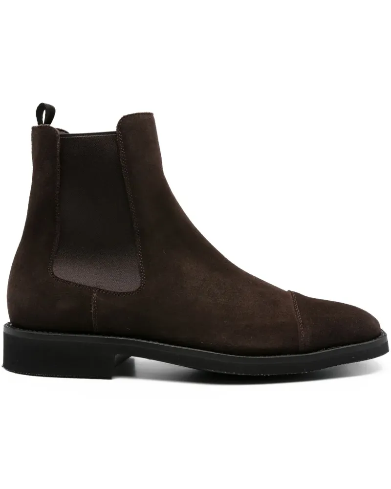 Tom Ford Wildlederstiefel mit elastischen Einsätzen - Braun Braun