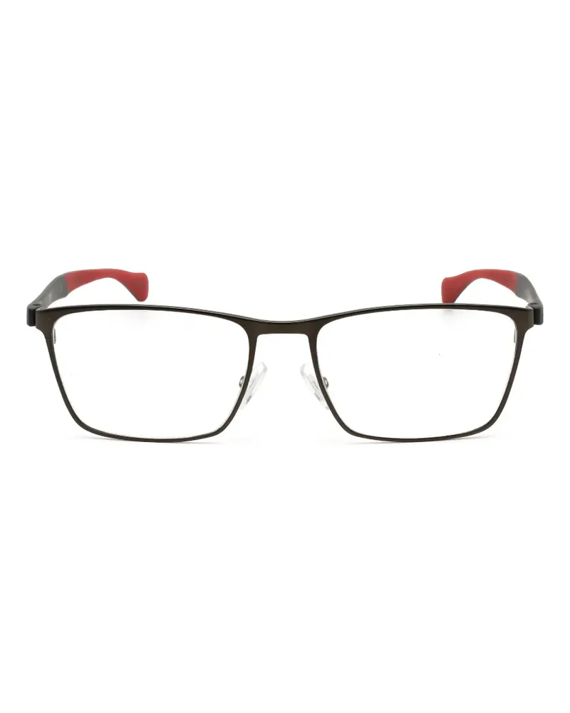 HUGO BOSS Brille mit eckigem Gestell - Schwarz Schwarz