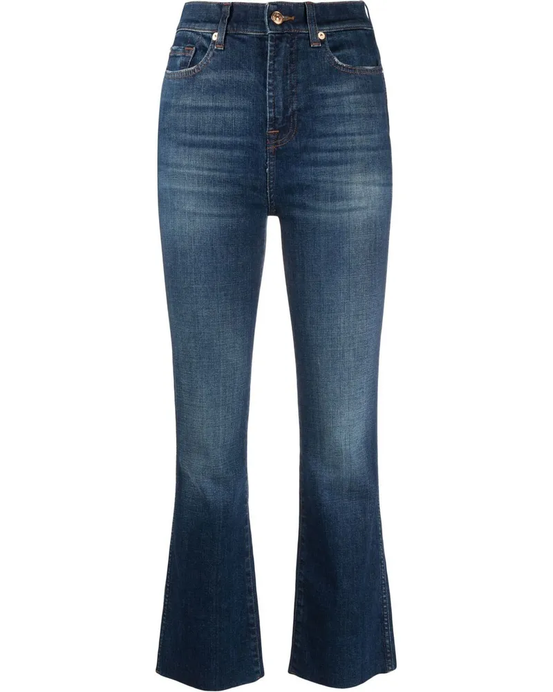 7 for all mankind Illusion Force Skinny-Jeans Blau