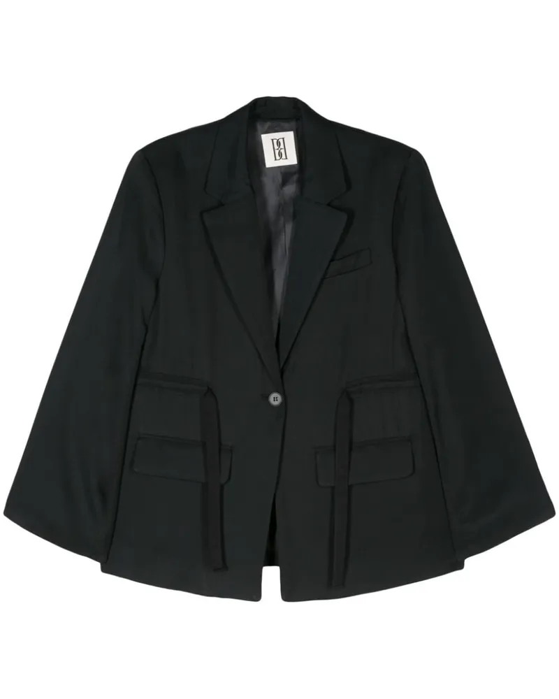 By Malene Birger Einreihiger Blazer Schwarz