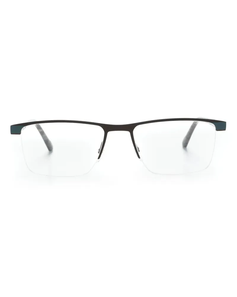 Etnia Barcelona Munster Brille mit eckigem Gestell - Braun Braun