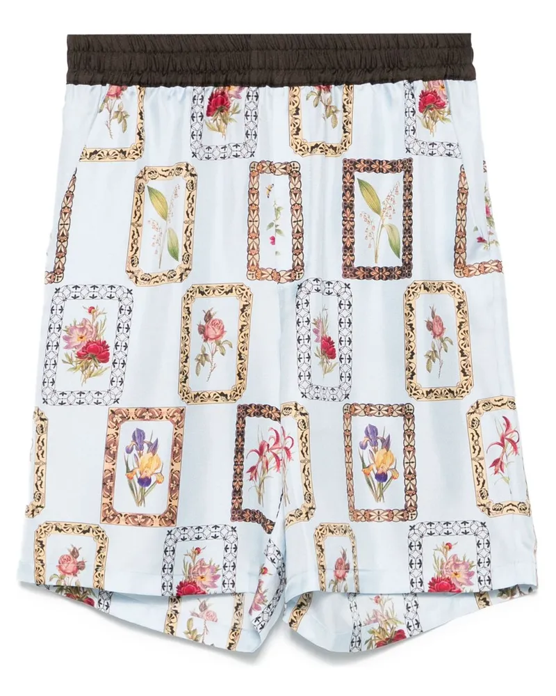 Pierre-Louis Mascia Shorts aus Seide - Blau Blau