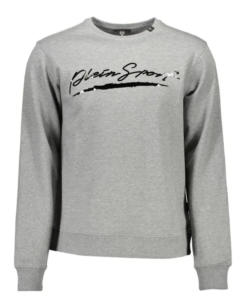 Philipp Plein logo-print sweater - Grau Grau