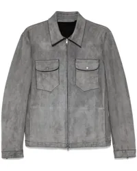 Salvatore Santoro Jacke aus Wildleder Grau