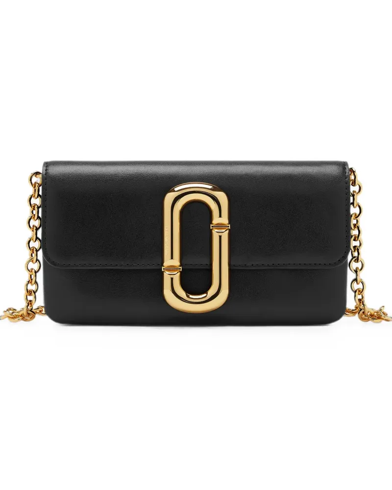 Marc Jacobs Scene Portemonnaie mit Logo-Schild - Schwarz Schwarz