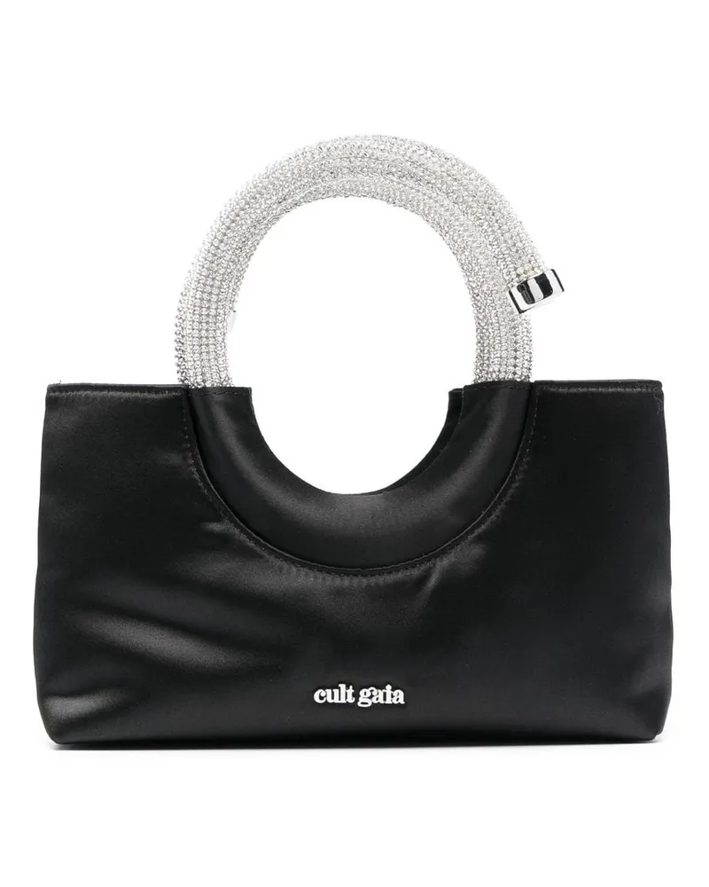 Cult Gaia Nika Tasche mit Kristallen Schwarz