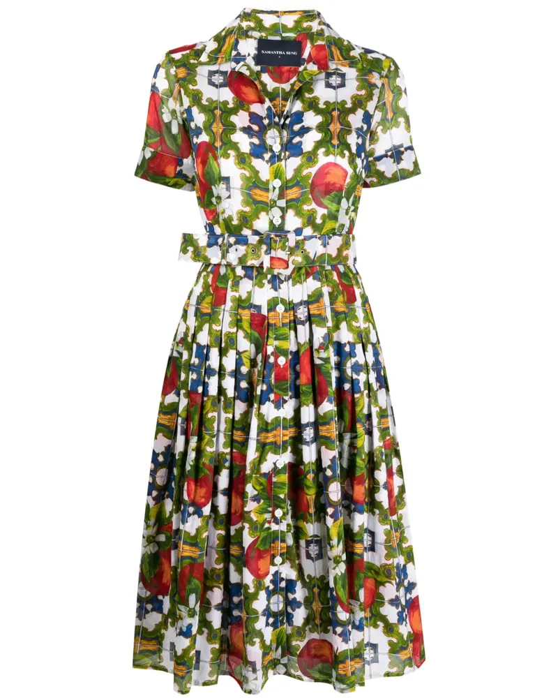Samantha Sung Audrey Sicilian Kleid - Mehrfarbig Mehrfarbig