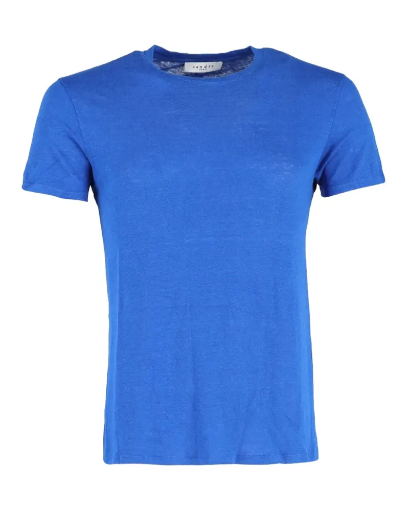 Sandro crew-neck T-shirt - Blau Blau