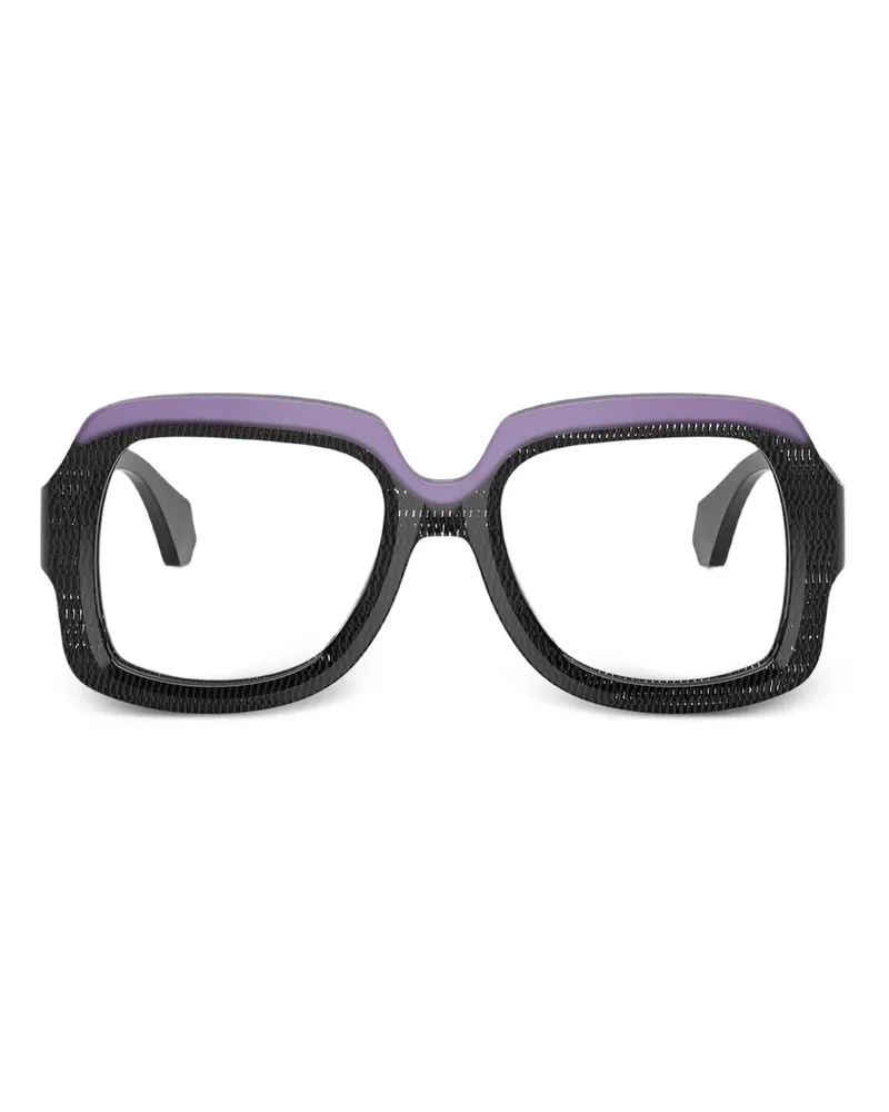 Alain Mikli Brille mit eckigem Gestell - Violett Violett