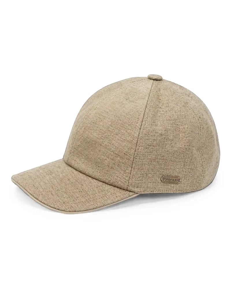 Tombolini Baseballkappe mit Logo-Schild - Nude Nude