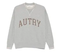 Besticktes Hemd mit Karomuster - Grau