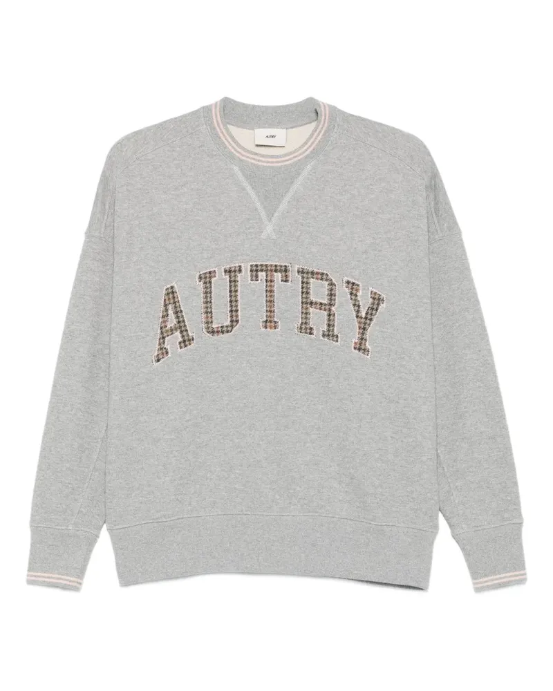 AUTRY Besticktes Hemd mit Karomuster - Grau Grau