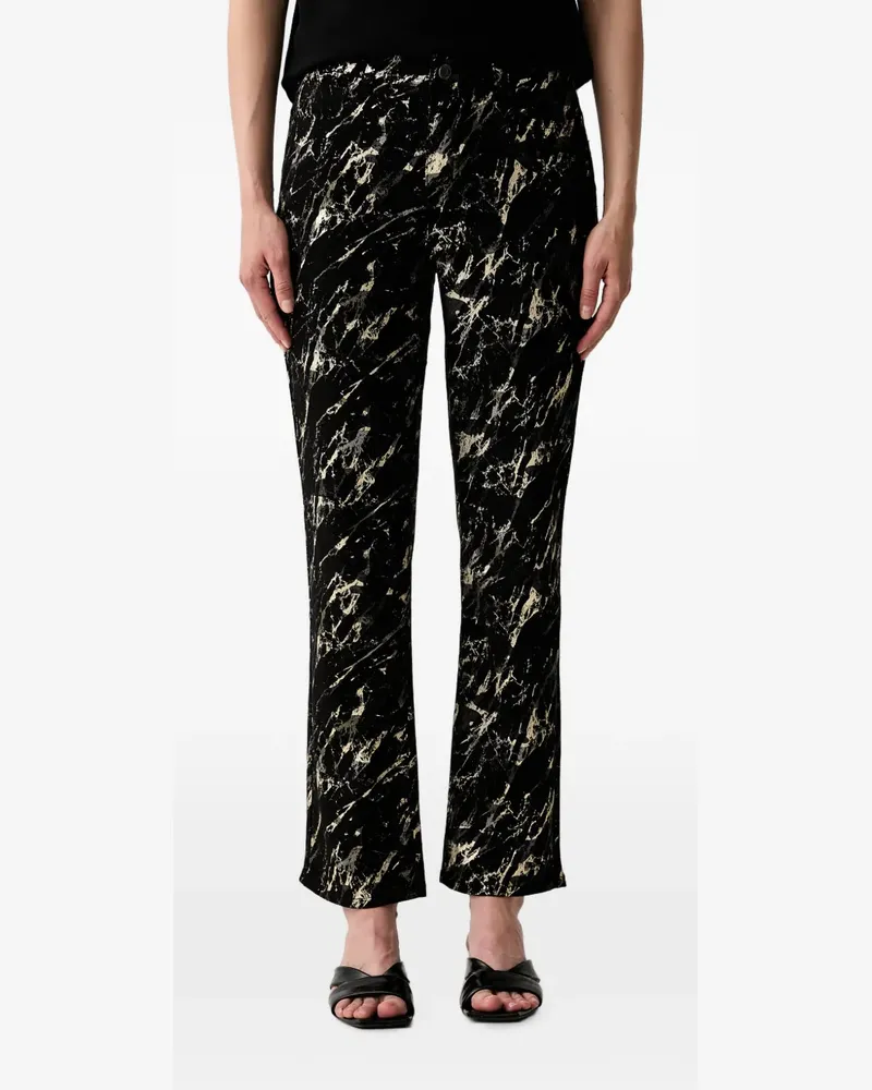 Joseph Ribkoff marble-print jeans - Schwarz Schwarz