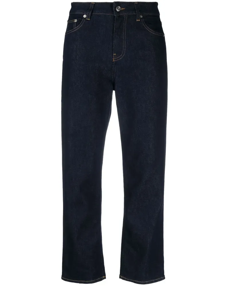 Department 5 Gekürzte Bootcut-Jeans - Blau Blau