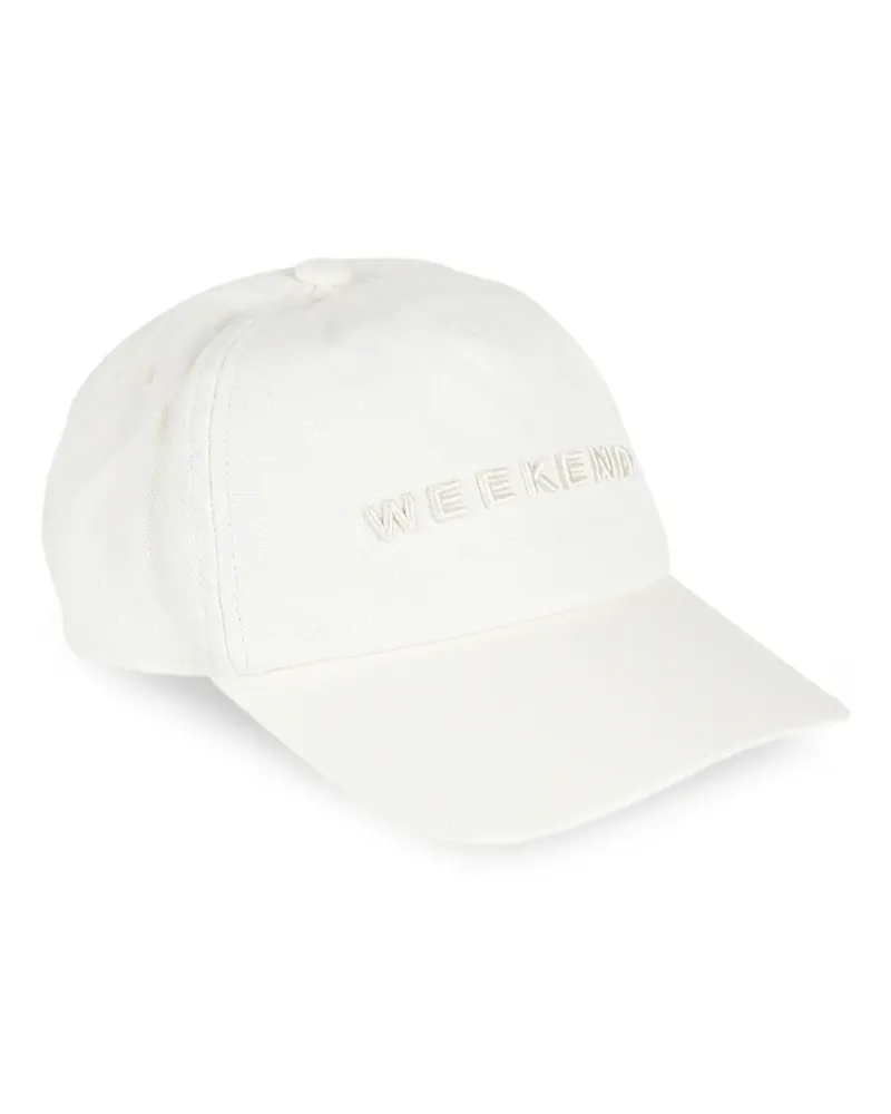 Max Mara embroidered baseball cap - Nude Nude