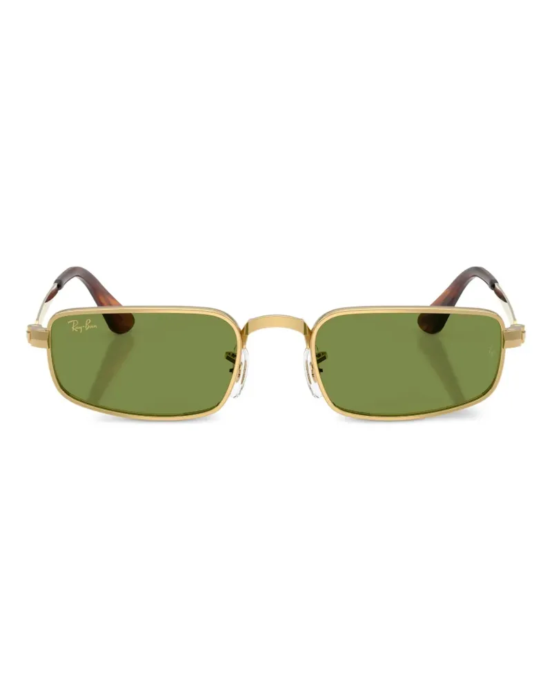 Ray Ban x A$AP Rocky rectangle-frame sunglasses - Gold Gold