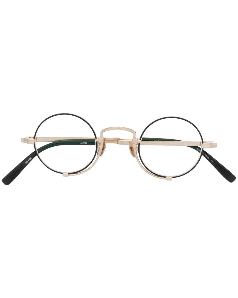MATSUDA Brille mit rundem Gestell - Gold Gold